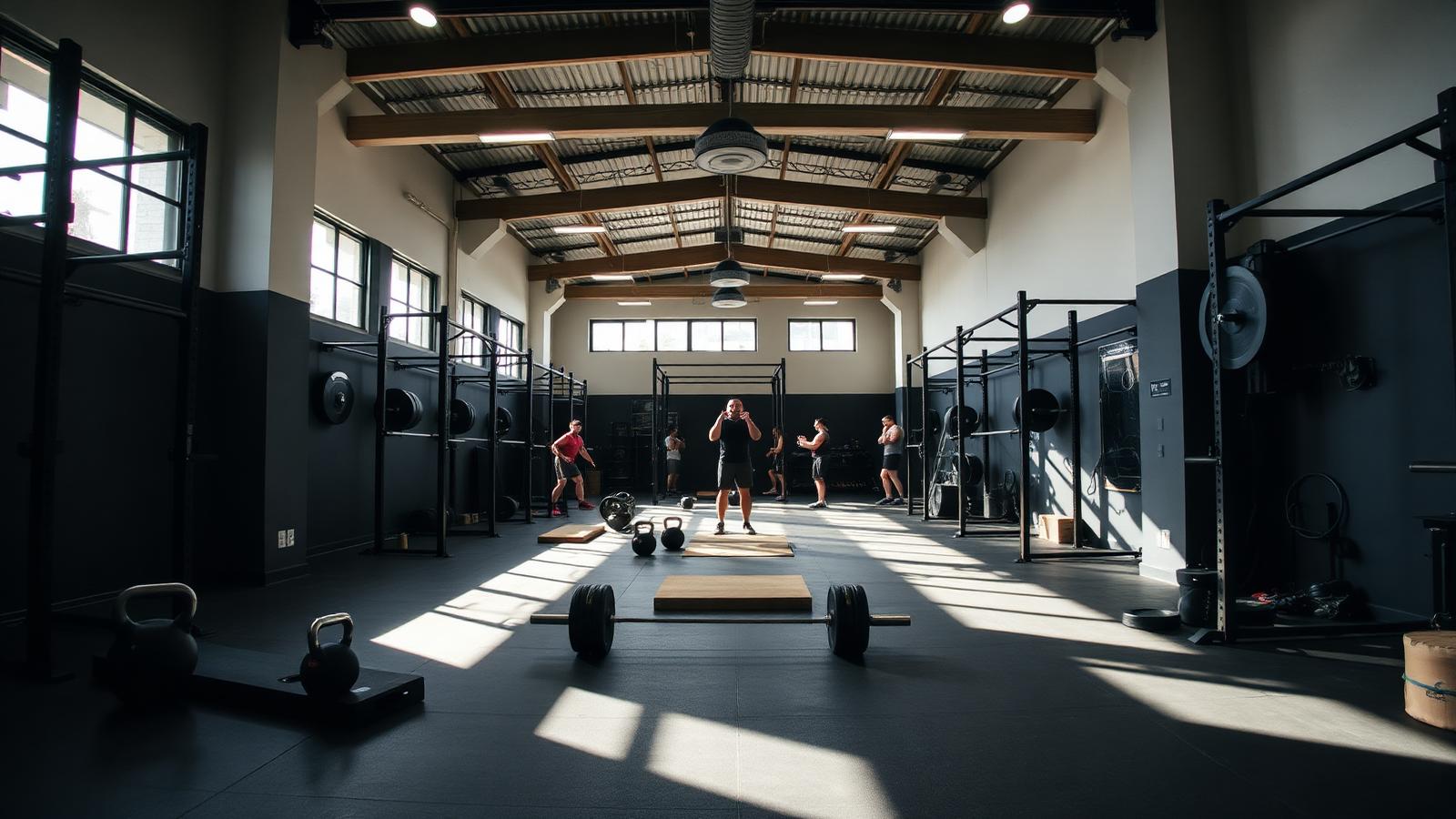 Interior de FitMadrid CrossFit
